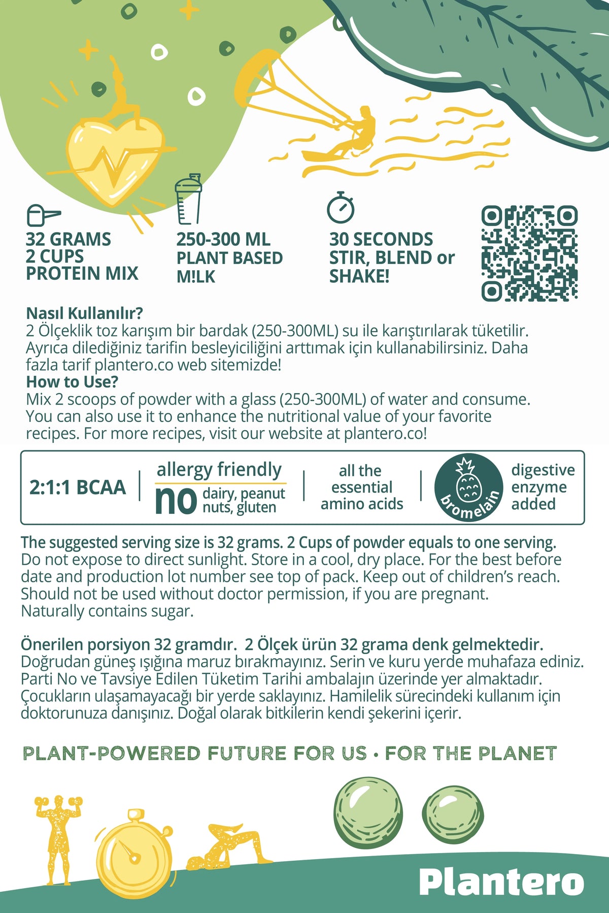 Plantero Bitkisel Protein Tozları