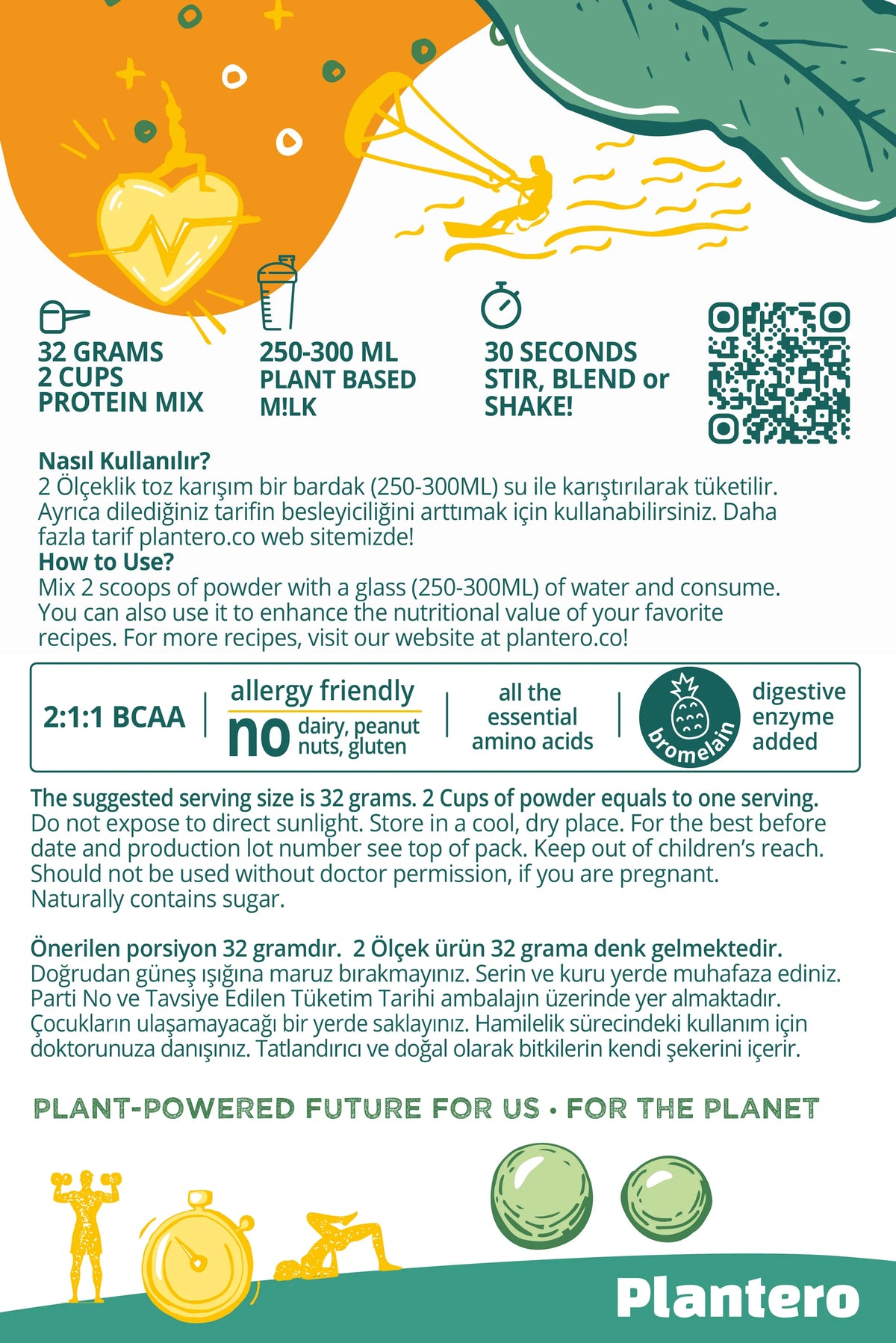Plantero Bitkisel Protein Tozları