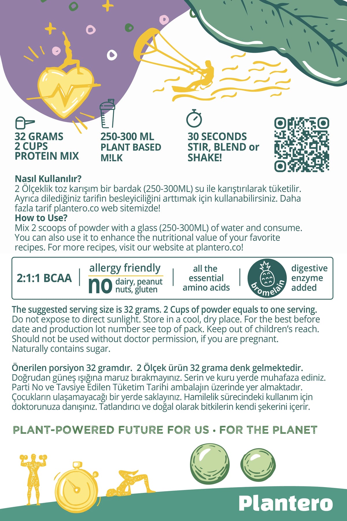 Plantero Bitkisel Protein Tozları