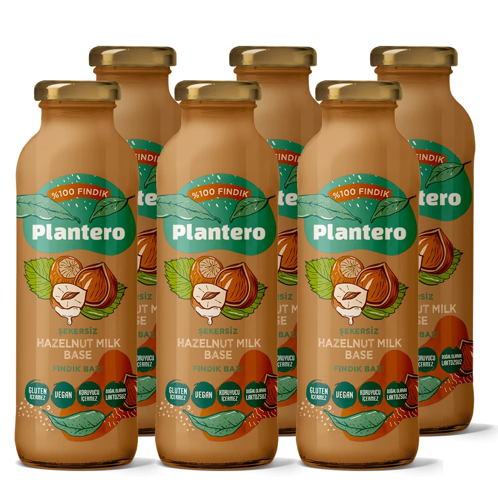 Plantero Bitkisel Süt Bazı Fındık