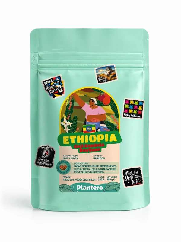 Plantero Nitelikli Dünya Kahveleri Serisi (180g, Taze Kavrulmuş, Artizan Üretim)