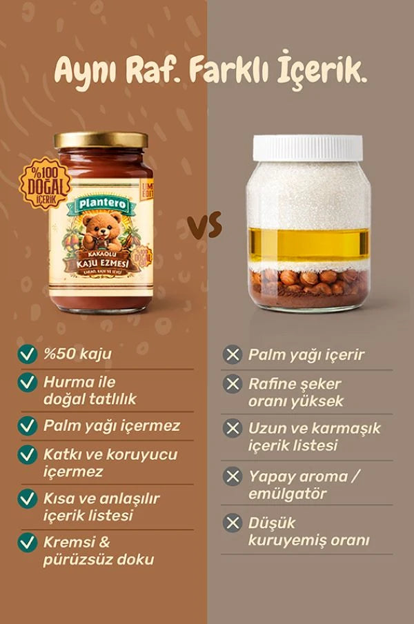 Plantero Sürülebilir Kaju Ezmesi