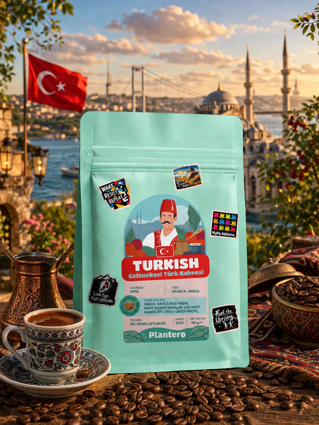 Plantero Nitelikli Dünya Kahveleri Serisi (180g, Taze Kavrulmuş, Artizan Üretim)