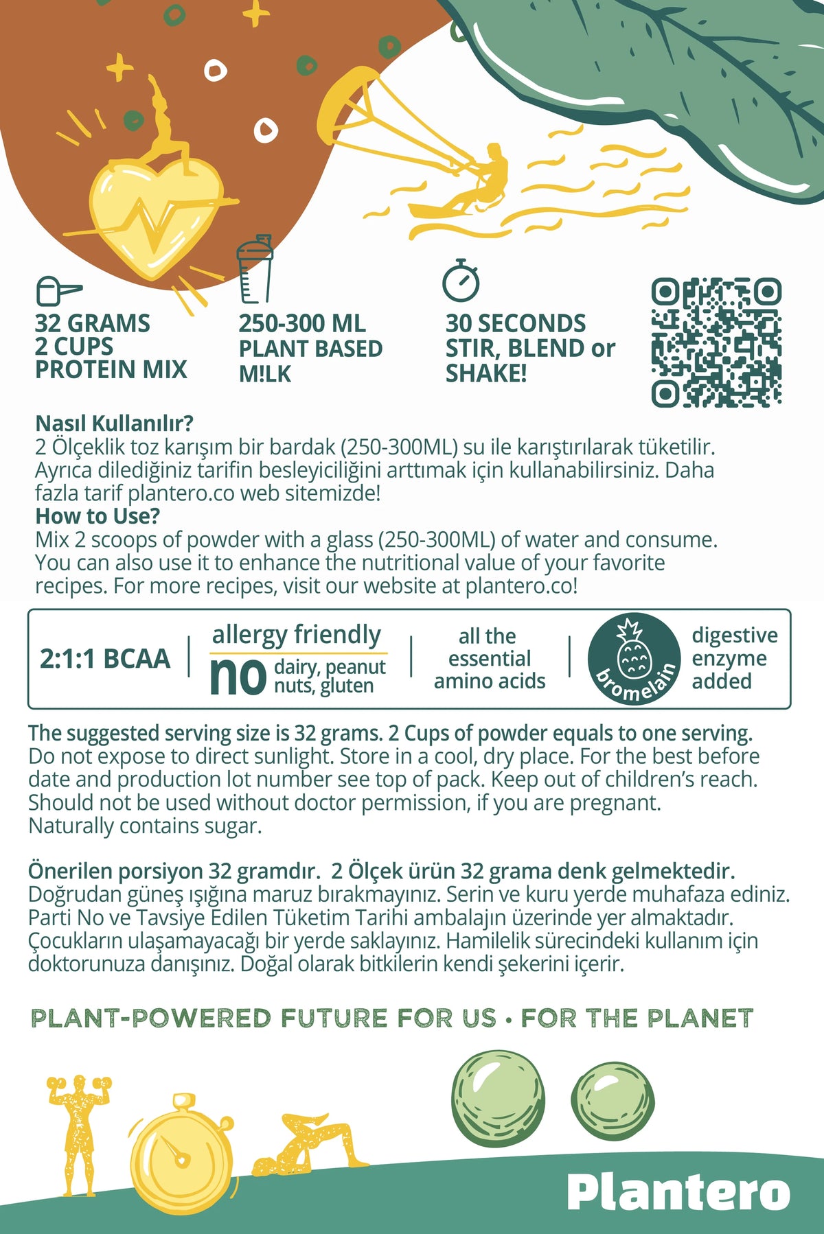 Plantero Bitkisel Protein Tozları