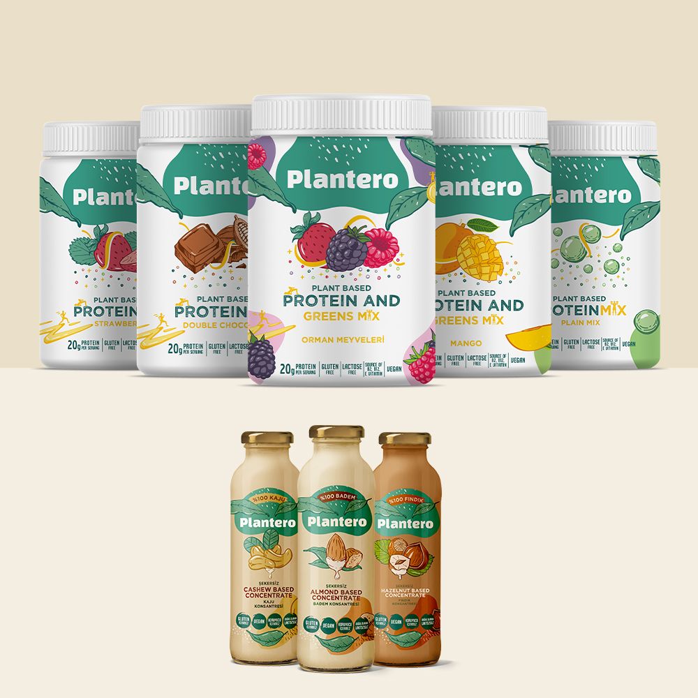 Bitkisel Süt Bazları + Bitkisel Proteinler Tanışma Paketi