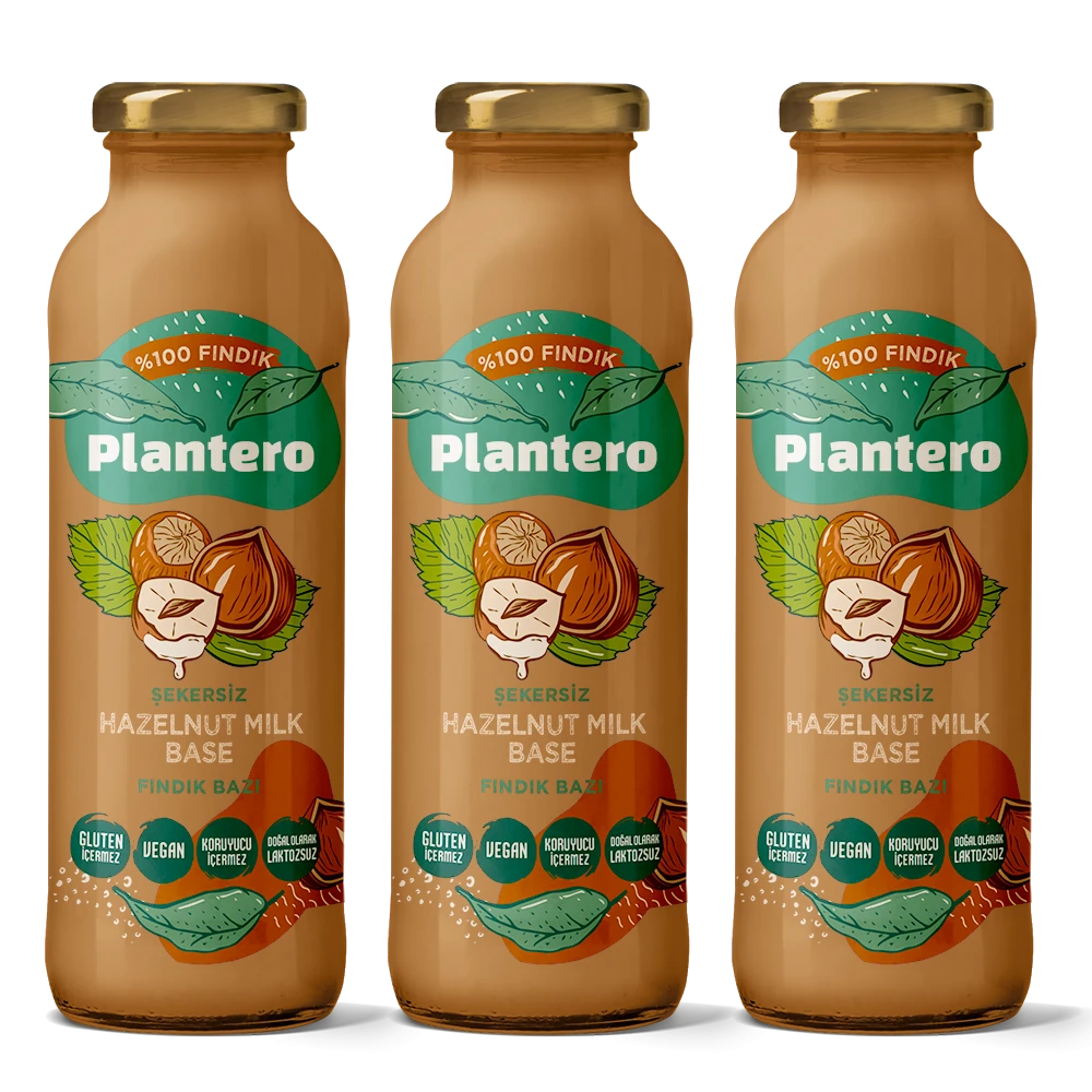 Plantero Bitkisel Süt Bazı Fındık