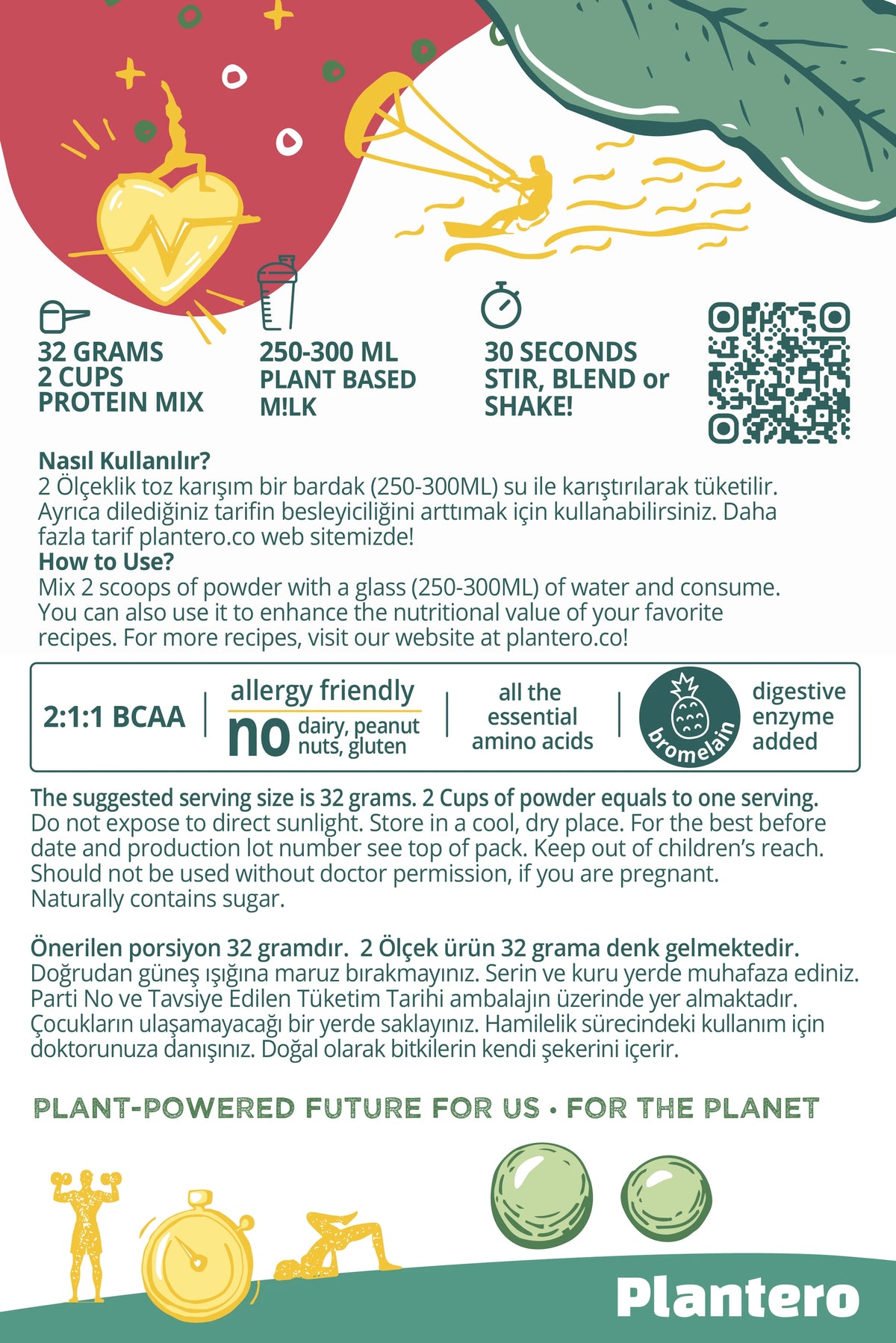 Plantero Bitkisel Protein Tozları