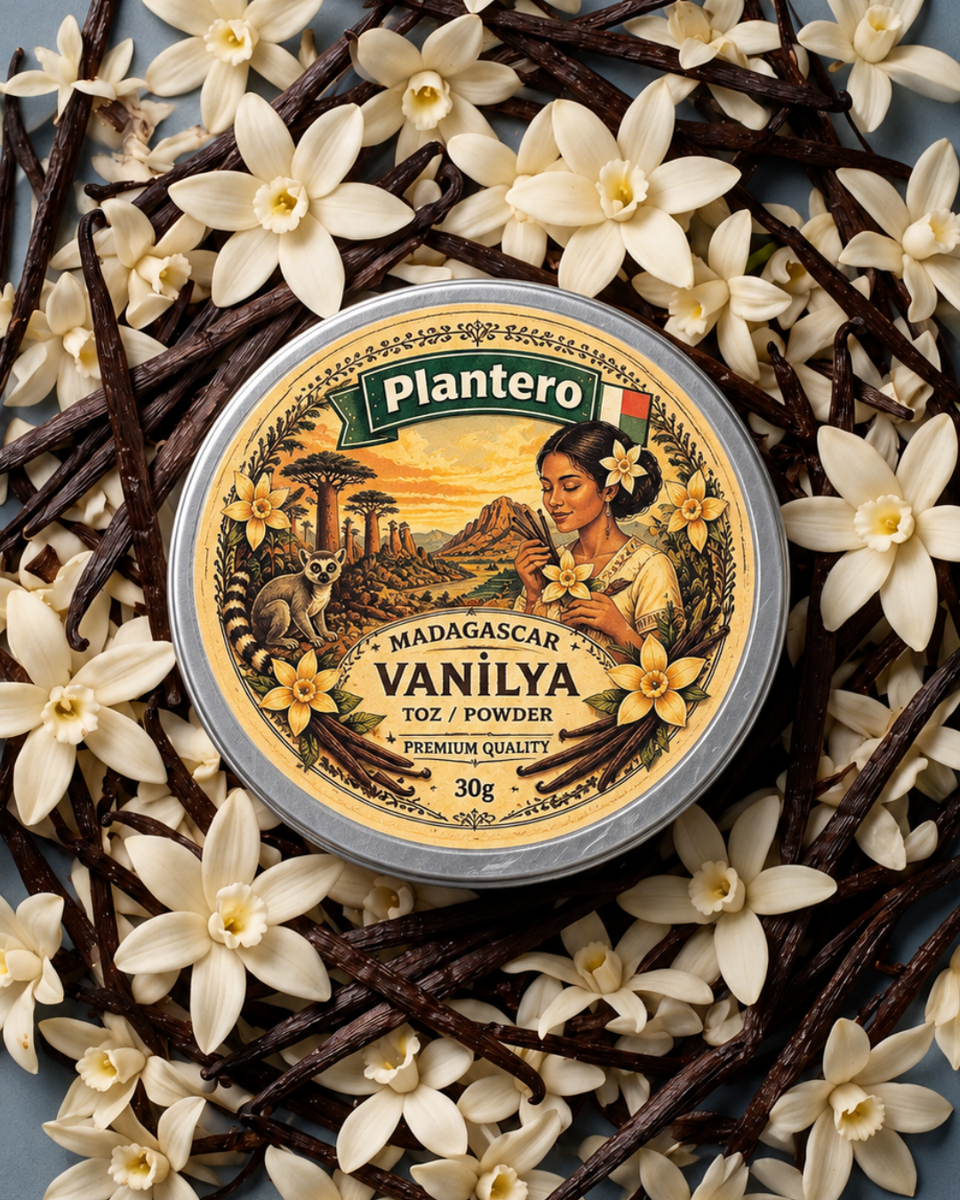 Plantero Madagaskar Vanilya Tozu 30 g
